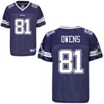 Dallas Cowboys 81 terrell owens blue Youth Jersey