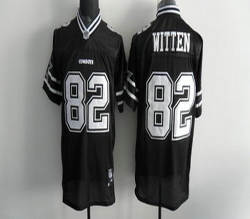 Dallas Cowboys 82 jason witten black JerseyYouth 