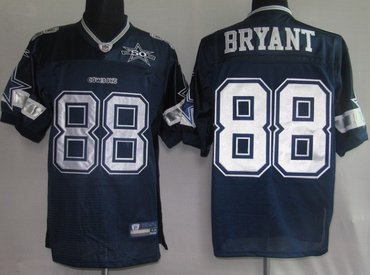 dallas cowboys 88# bryant blue [50th