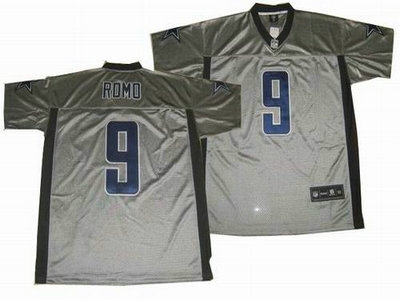dallas cowboys 9 tony romo gray shadow jerseys