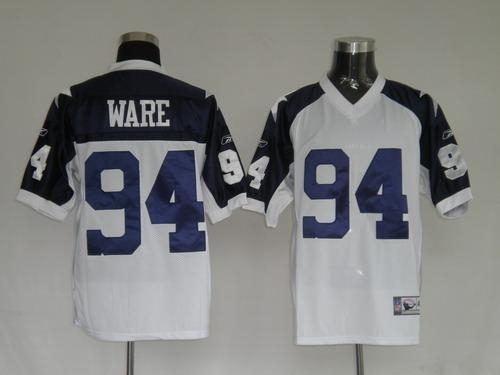 dallas cowboys 94 demarcus ware white thanksgivings jerseys