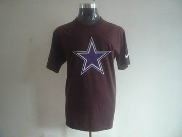 Dallas cowboys sideline legend authentic font dri-fit t-shirt brown