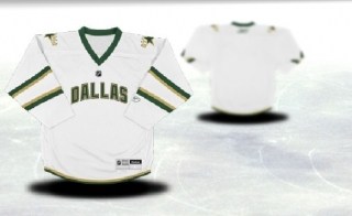 dallas stars youth white jersey (blank or customized)