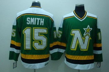 dalls stars 15 smith green jerseys ccm 2
