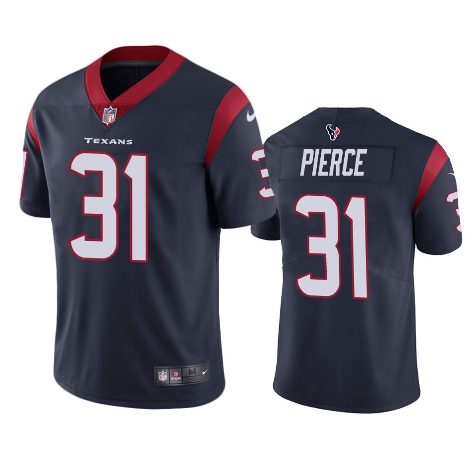 dameon pierce texans vapor limited navy jersey
