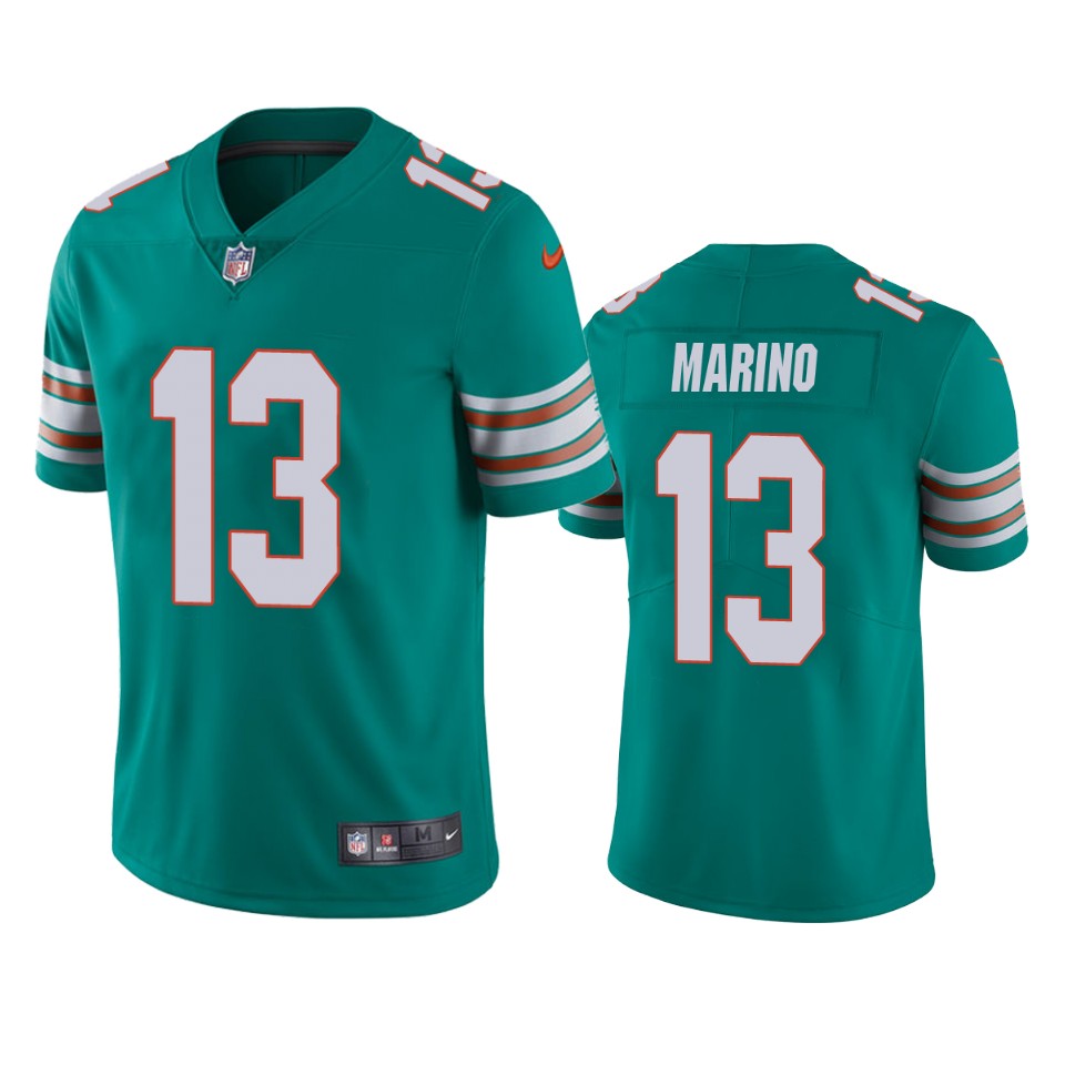 dan marino dolphins aqua vapor jersey 0a