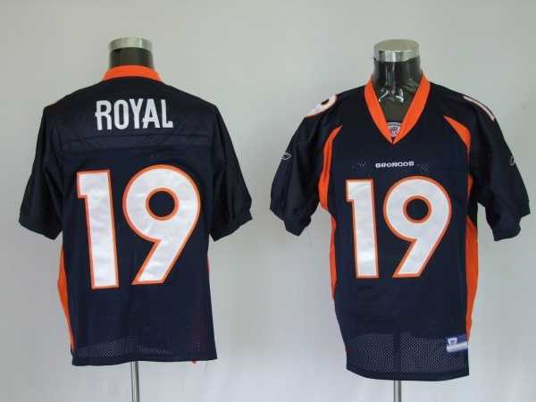 Denver Broncos 19 eddie royal navy