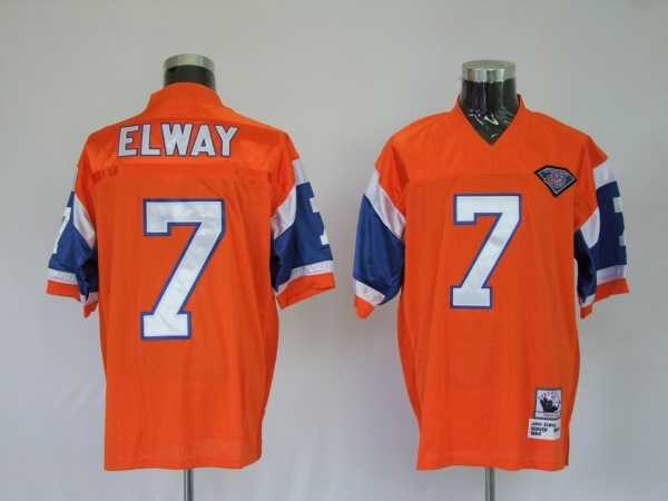 Denver Broncos 7 john elway orange