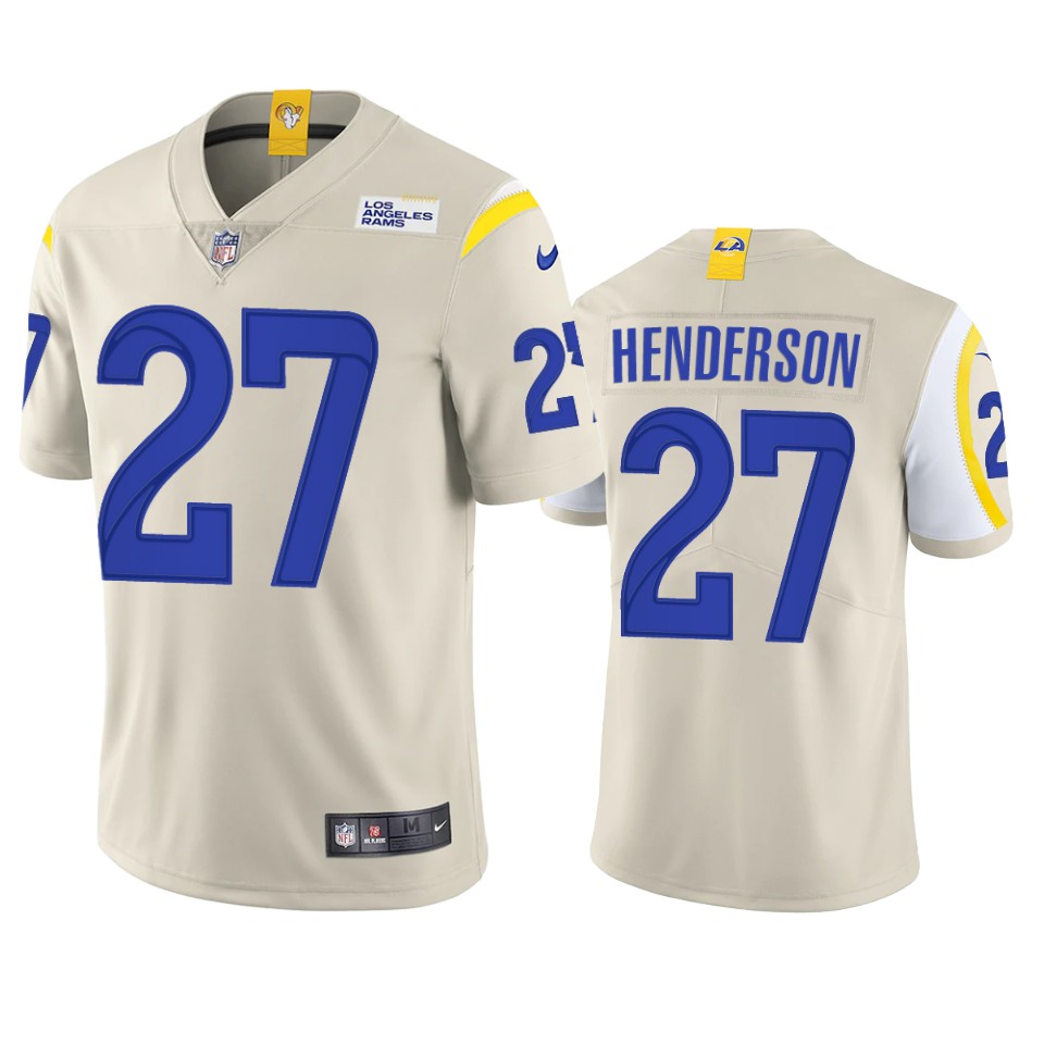darrell henderson rams bone vapor jersey
