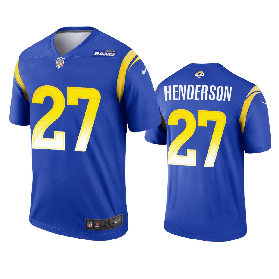 darrell henderson rams legend royal jersey