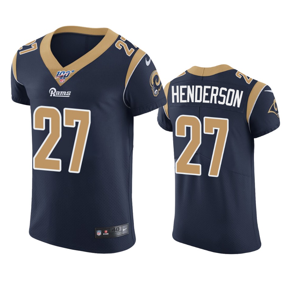 darrell henderson rams navy nfl 100 vapor elite jersey
