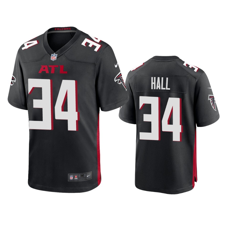 darren-hall-falcons-black-game-jersey