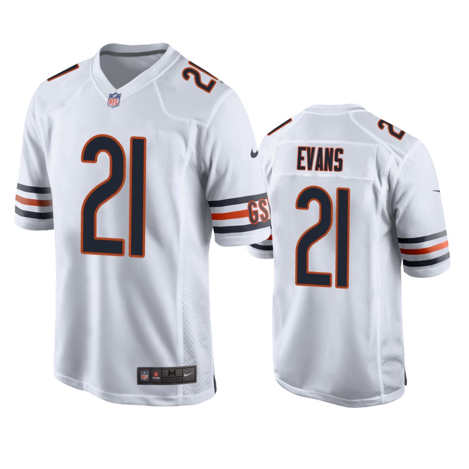 darrynton evans bears white game jersey