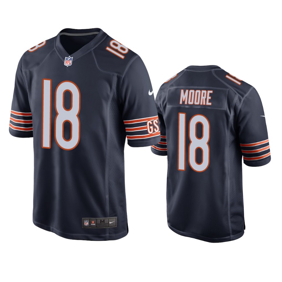 david moore bears navy game jersey