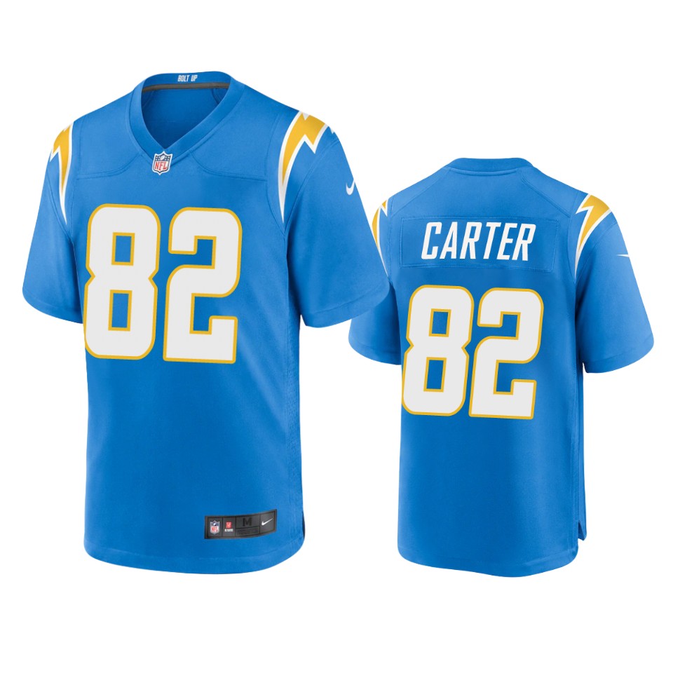 deandre carter chargers powder blue game jersey
