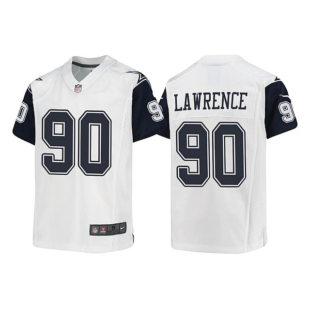 demarcus-lawrence-alternate-game-youth-white-jersey-middle