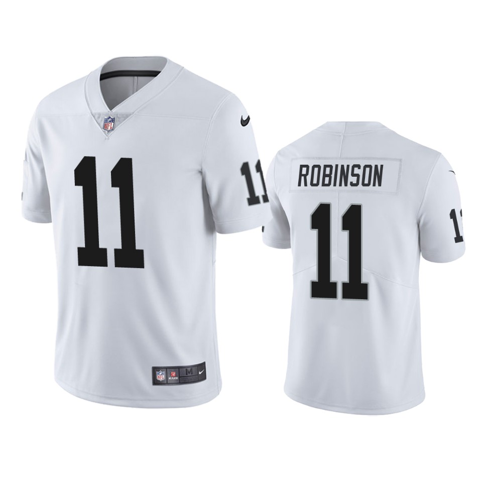 demarcus robinson raiders vapor limited white jersey