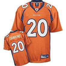 denver broncos #20 brian dawkins alternate jersey orange