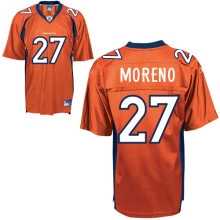 denver broncos #27 knowshon moreno throwback orange