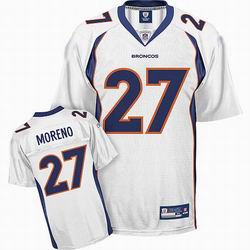 denver broncos #27 knowshon moreno white jerseys