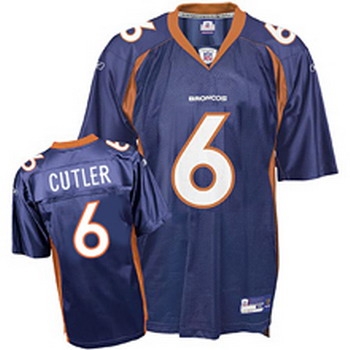 denver broncos 6 jay cutler youth team color jersey