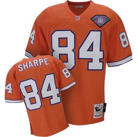 denver broncos 84 shannon sharpe mitchell and ness jersey