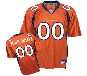 denver broncos customized replica alternate jerseys