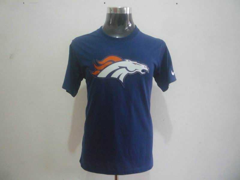 denver broncos sideline legend authentic logo dri-fit t-shirt -d.blue