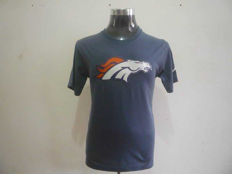 denver broncos sideline legend authentic logo dri-fit t-shirt -grey