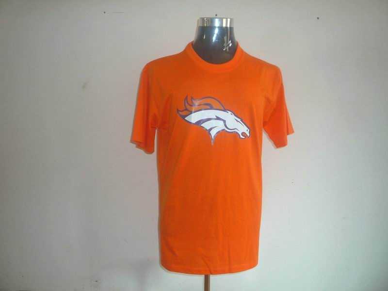 denver broncos sideline legend authentic logo dri-fit t-shirt -orange