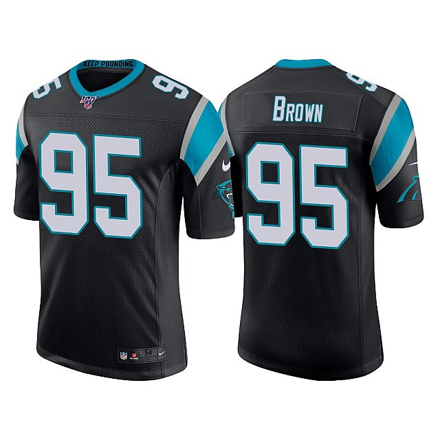 derrick-brown-black-panthers-2020-nfl-draft-100th-season-vapor-limited-jersey-middle