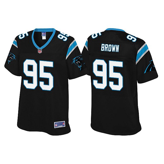 derrick-brown-black-pro-line-panthers-jersey-middle