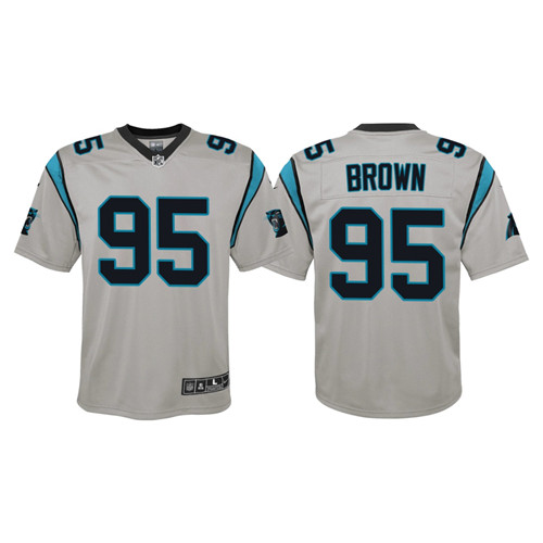 derrick-brown-inverted-game-youth-silver-jersey