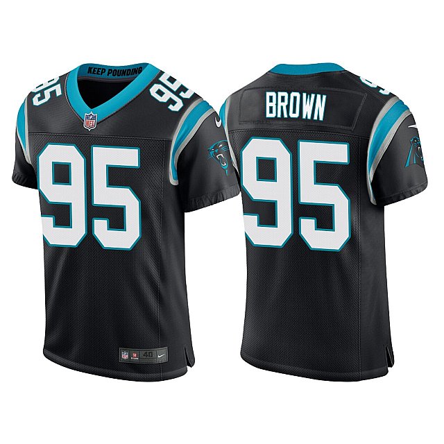 derrick-brown-panthers-vapor-elite-black-jersey-middle