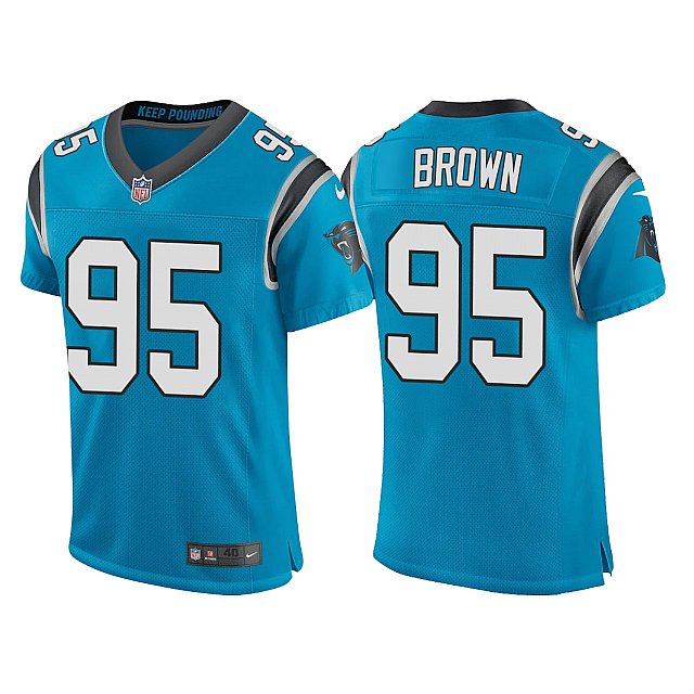 derrick-brown-panthers-vapor-elite-blue-jersey-middle