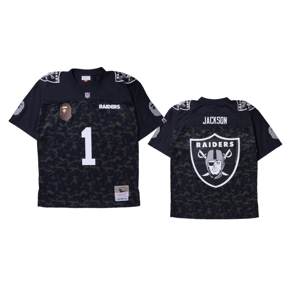 desean jackson raiders black bape x nfl legacy jersey