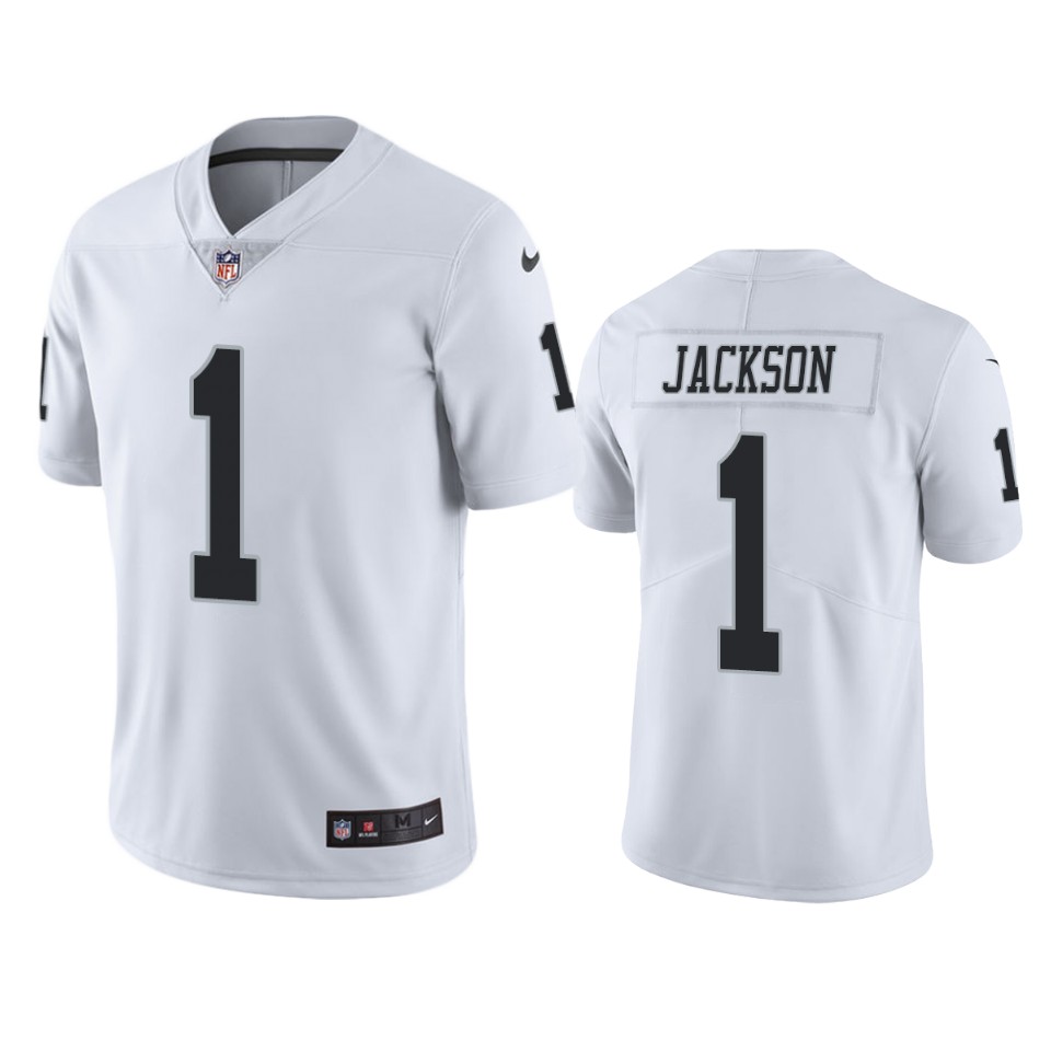 desean jackson raiders vapor limited white jersey