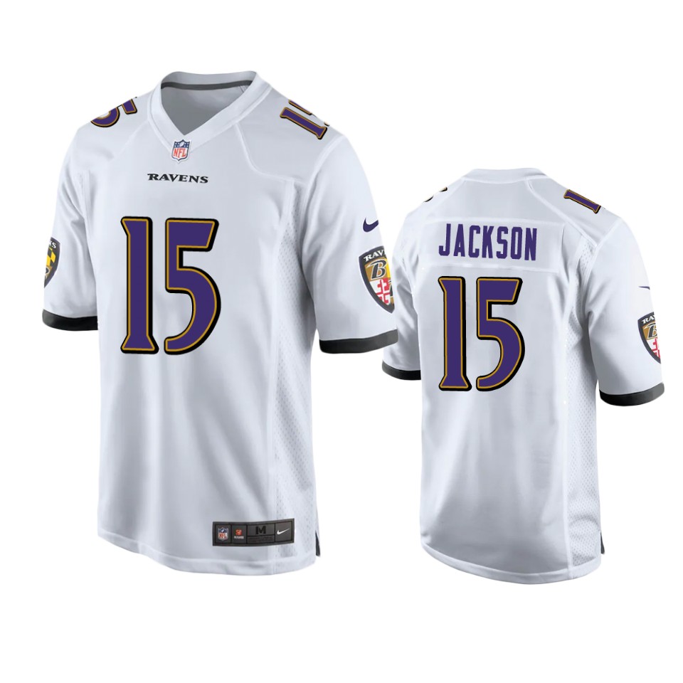 desean jackson ravens white game jersey