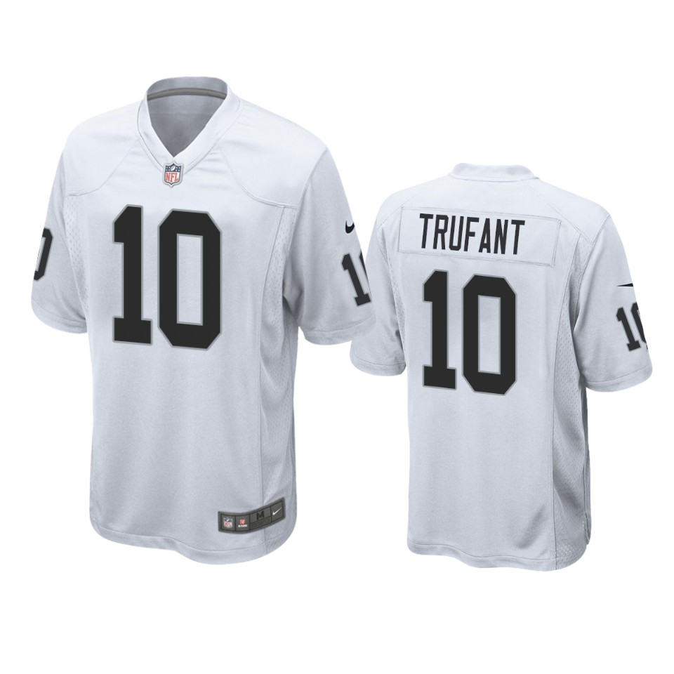 desmond trufant raiders game white jersey