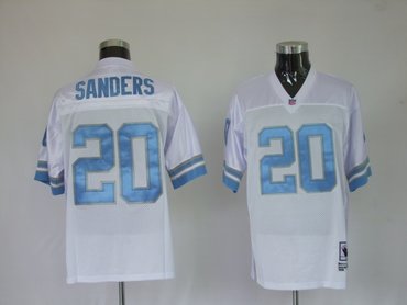 detroit lions 20 barry sanders white
