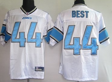 detroit lions 44# best white