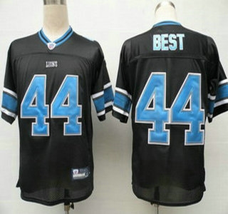 detroit lions 44 jahvid best black jersey