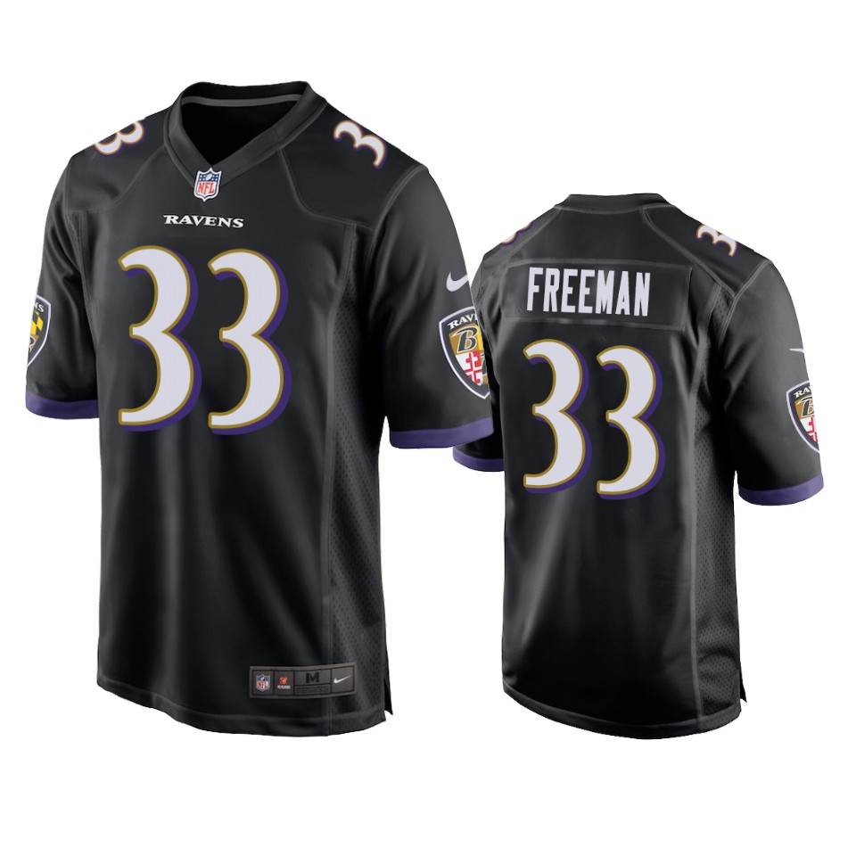 devonta freeman ravens black game jersey