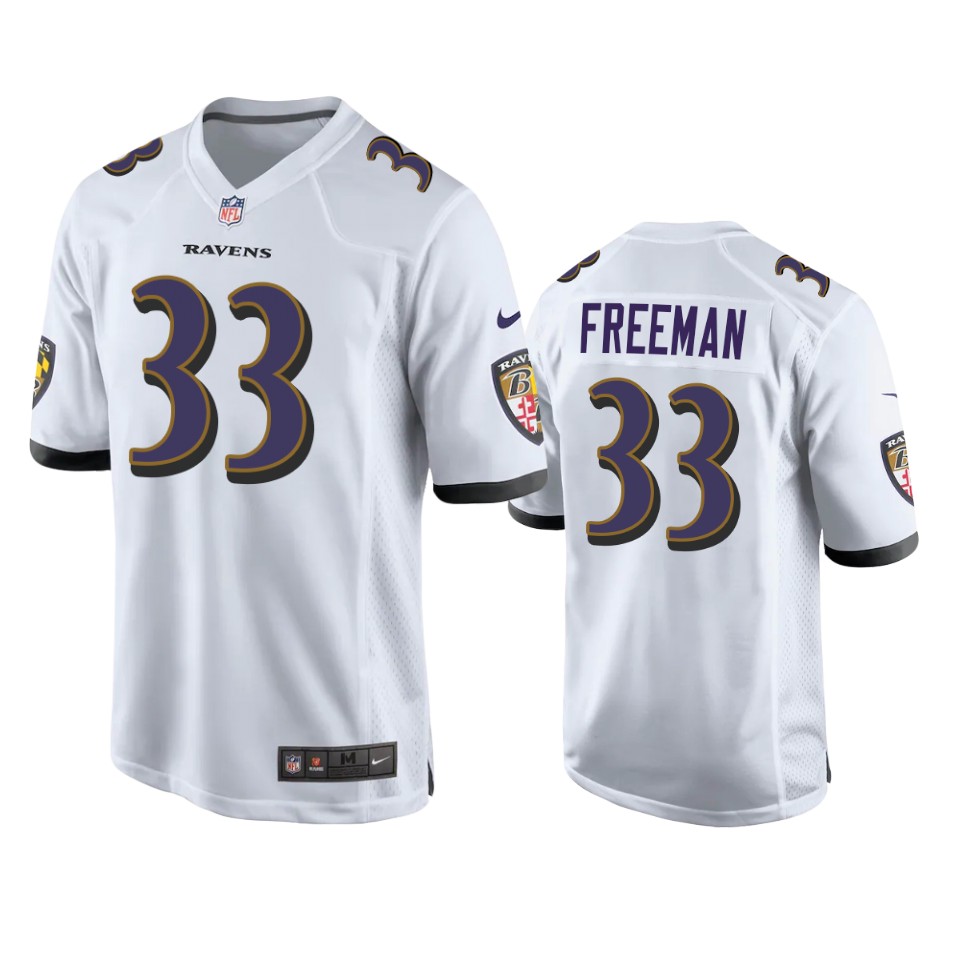 devonta freeman ravens white game jersey