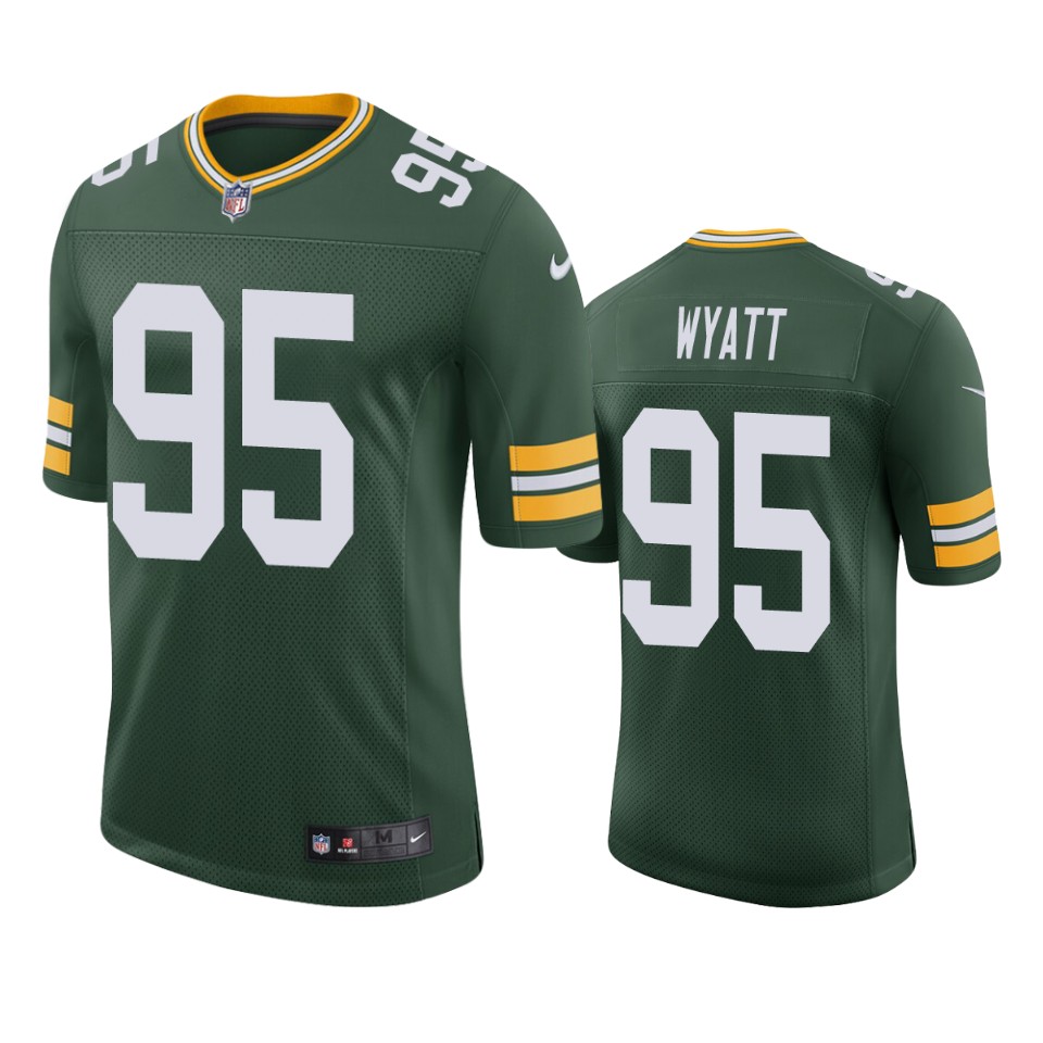 devonte wyatt packers green vapor limited jersey