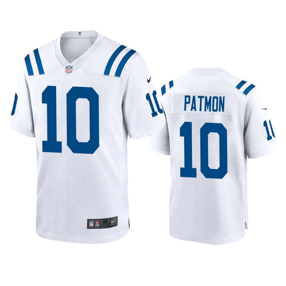 dezmon patmon colts white game jersey 0a