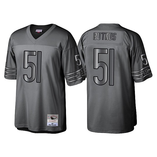 dick-butkus-throwback-chicago-bears-charcoal-metal-legacy-retired-player-jersey-middle