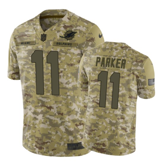 dolphins 11 devante parker 2018 salute to service jersey