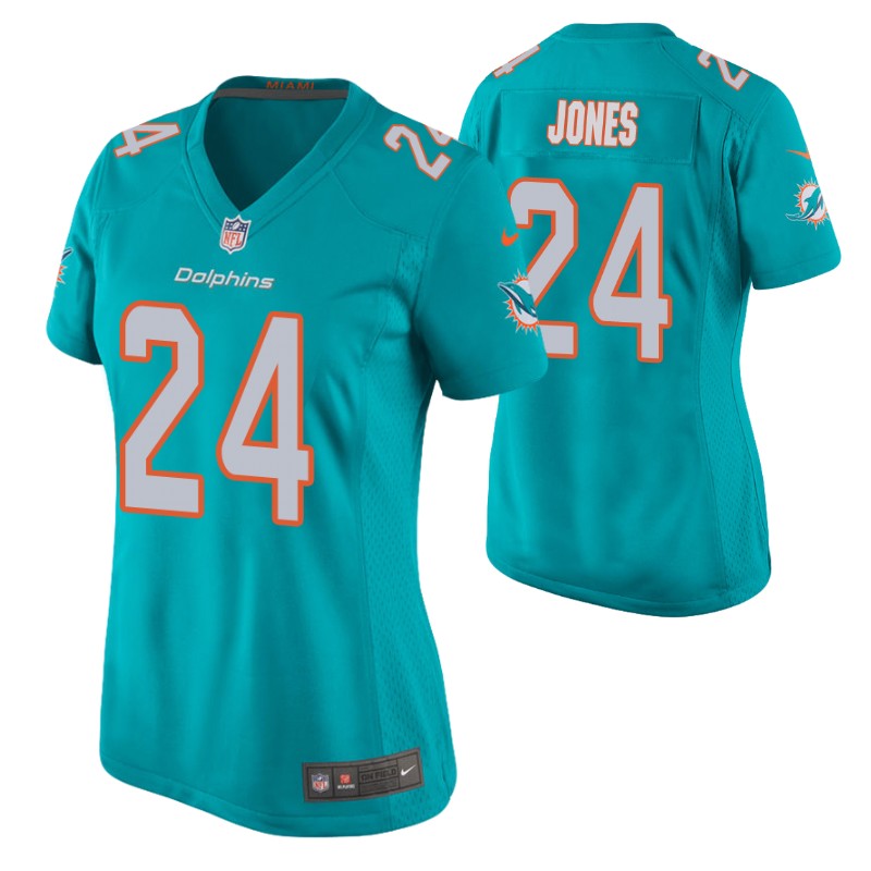 dolphins-byron-jones-game-jersey-aqua-women's
