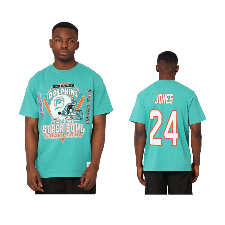 dolphins byron jones teal super bowl champions vintage t shirt